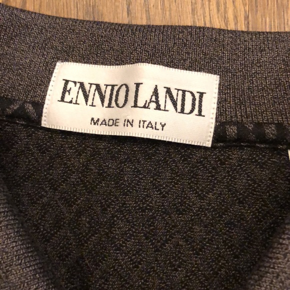 ENNIO LANDI MADE IN ITALY Mens COTTON POLO Shirt Size XL - Picture 2 of 5